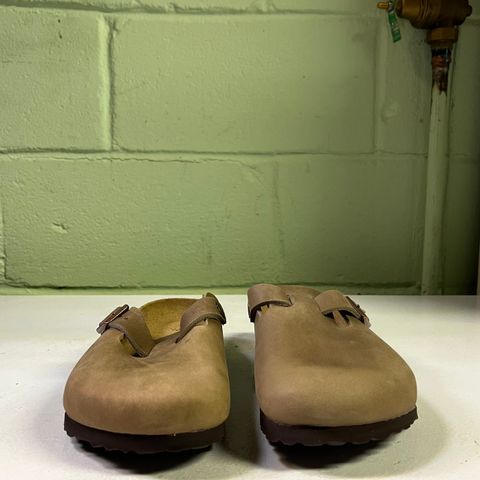 Birkenstock Boston in Tobacco Brown Oiled Leather