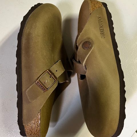 Birkenstock Boston in Tobacco Brown Oiled Leather