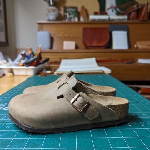 Birkenstock Boston in Tobacco Brown Oiled Leather