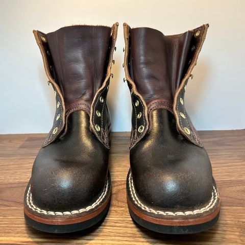 Nicks Falcon in Horween Dark Brown Waxed Flesh