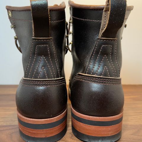 Nicks Falcon in Horween Dark Brown Waxed Flesh