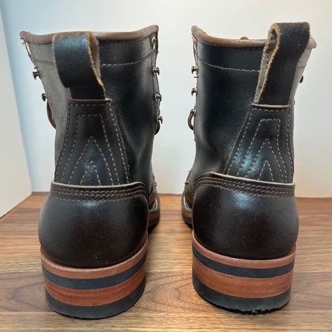 Nicks Falcon in Horween Dark Brown Waxed Flesh