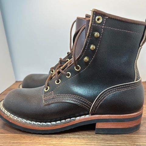 Nicks Falcon in Horween Dark Brown Waxed Flesh