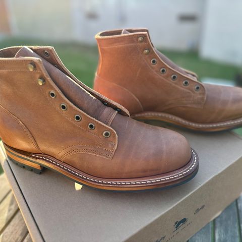 Truman Service Boot in British Tan Grizzly