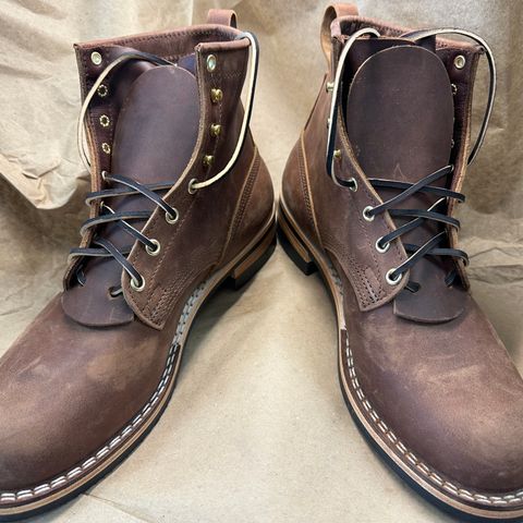 Nicks Falcon in Horween Whiskey Predator