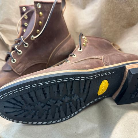 Nicks Falcon in Horween Whiskey Predator