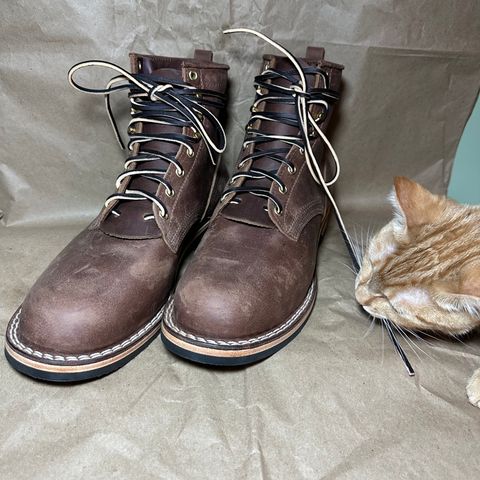 Nicks Falcon in Horween Whiskey Predator