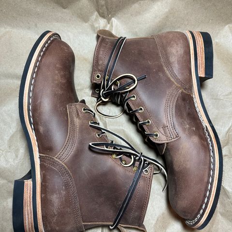 Nicks Falcon in Horween Whiskey Predator