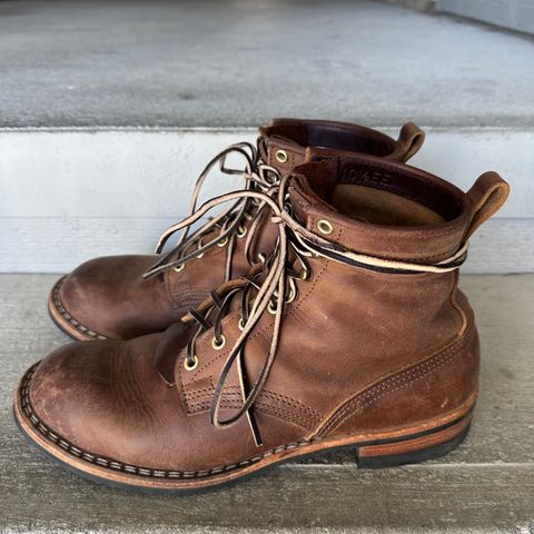 Nicks Falcon in Horween Whiskey Predator