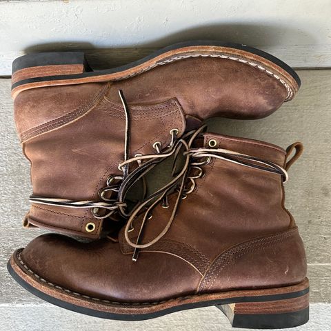 Nicks Falcon in Horween Whiskey Predator