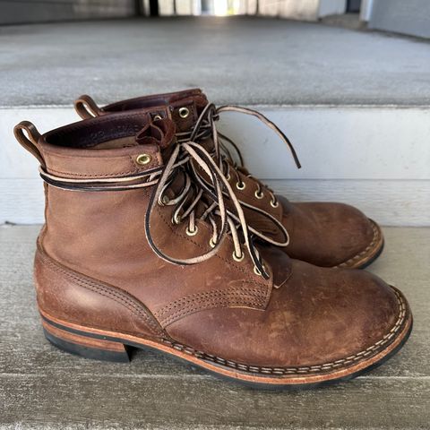 Nicks Falcon in Horween Whiskey Predator
