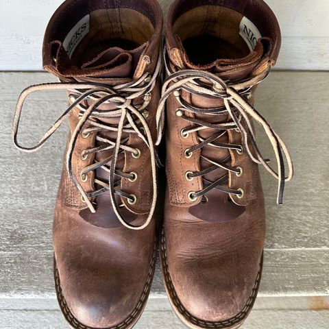 Nicks Falcon in Horween Whiskey Predator