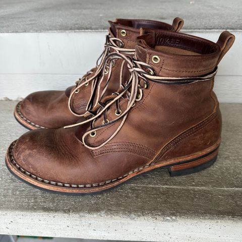 Nicks Falcon in Horween Whiskey Predator