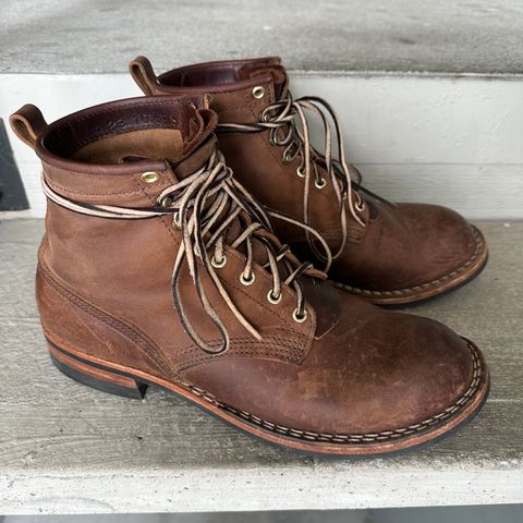 Nicks Falcon in Horween Whiskey Predator