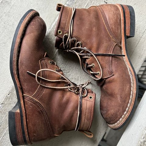 Nicks Falcon in Horween Whiskey Predator