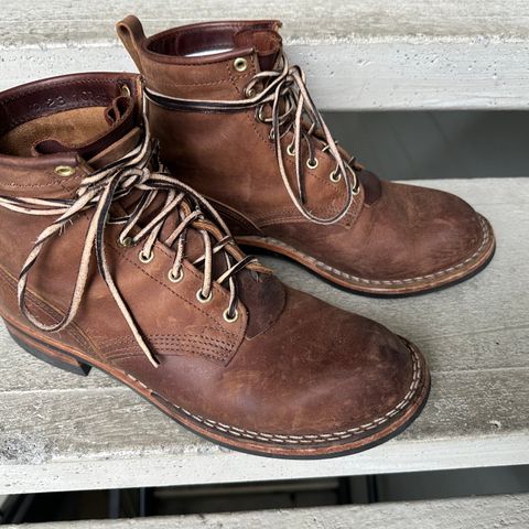 Nicks Falcon in Horween Whiskey Predator