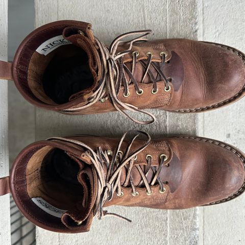 Nicks Falcon in Horween Whiskey Predator