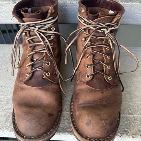 Nicks Falcon in Horween Whiskey Predator
