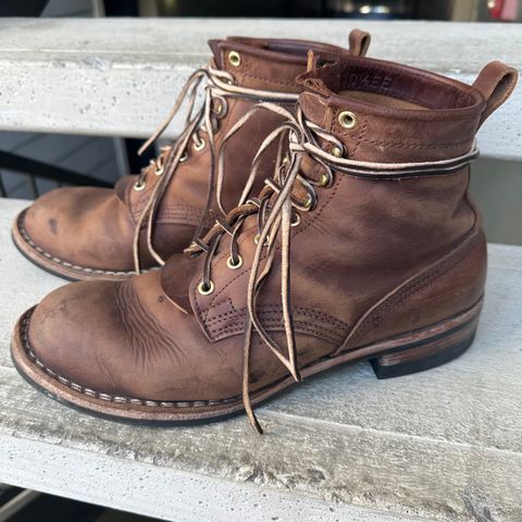 Nicks Falcon in Horween Whiskey Predator