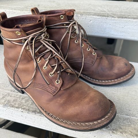 Nicks Falcon in Horween Whiskey Predator