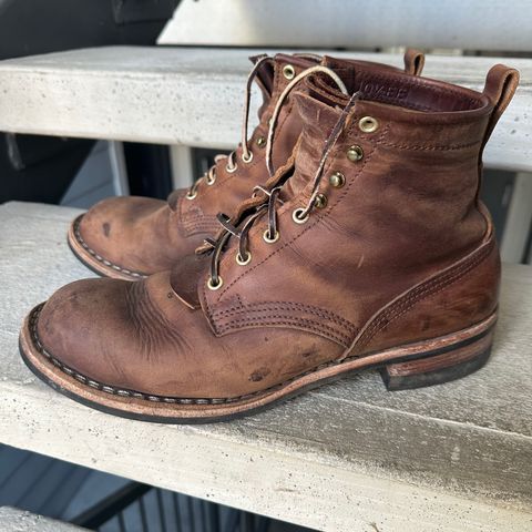 Nicks Falcon in Horween Whiskey Predator