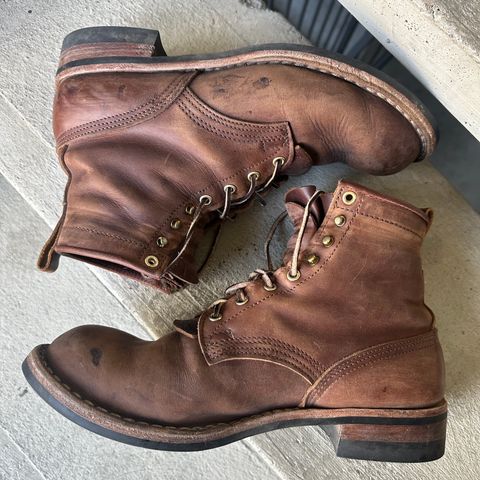Nicks Falcon in Horween Whiskey Predator
