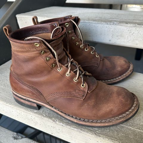 Nicks Falcon in Horween Whiskey Predator