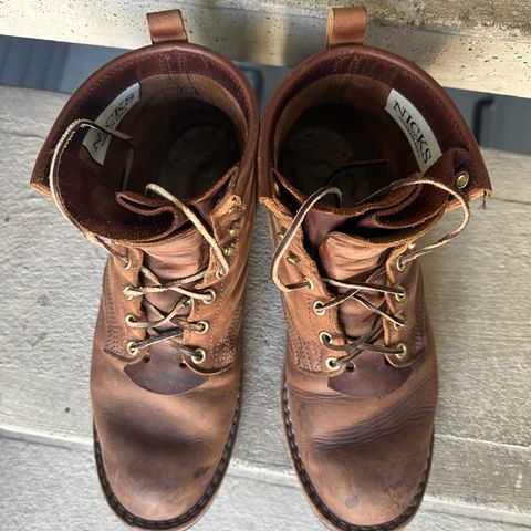 Nicks Falcon in Horween Whiskey Predator