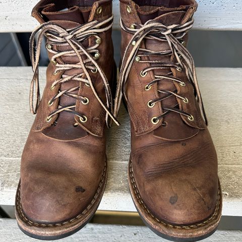 Nicks Falcon in Horween Whiskey Predator