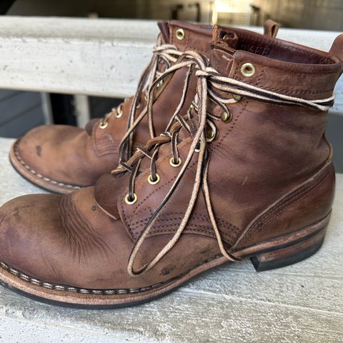 Nicks Falcon in Horween Whiskey Predator