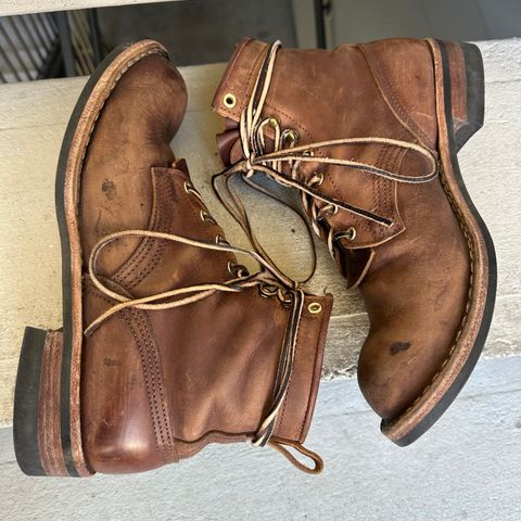 Nicks Falcon in Horween Whiskey Predator