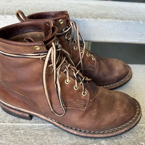 Nicks Falcon in Horween Whiskey Predator