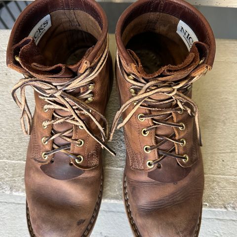 Nicks Falcon in Horween Whiskey Predator