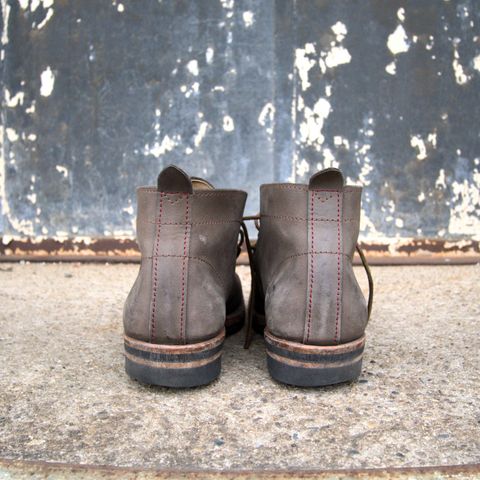Blaise Boot Co. Traveler Chukka in Grease Trap Grey Nubuck