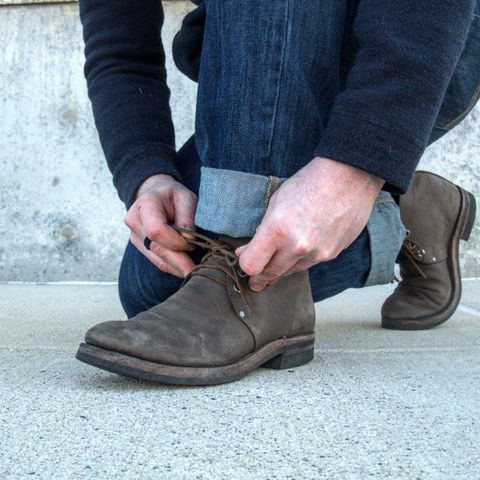 Blaise Boot Co. Traveler Chukka in Grease Trap Grey Nubuck