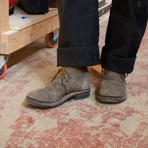 Blaise Boot Co. Traveler Chukka in Grease Trap Grey Nubuck