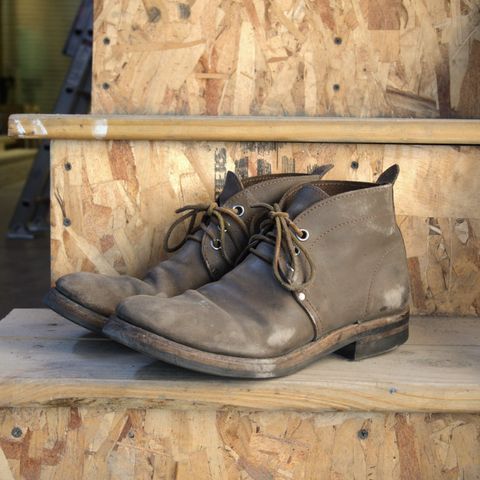 Blaise Boot Co. Traveler Chukka in Grease Trap Grey Nubuck