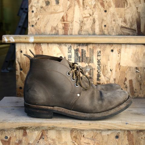 Blaise Boot Co. Traveler Chukka in Grease Trap Grey Nubuck