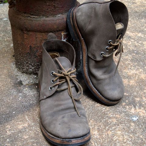 Blaise Boot Co. Traveler Chukka in Grease Trap Grey Nubuck