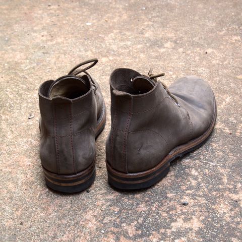Blaise Boot Co. Traveler Chukka in Grease Trap Grey Nubuck
