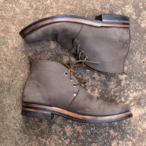 Blaise Boot Co. Traveler Chukka in Grease Trap Grey Nubuck