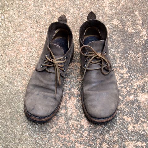 Blaise Boot Co. Traveler Chukka in Grease Trap Grey Nubuck