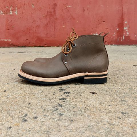 Blaise Boot Co. Traveler Chukka in Grease Trap Grey Nubuck