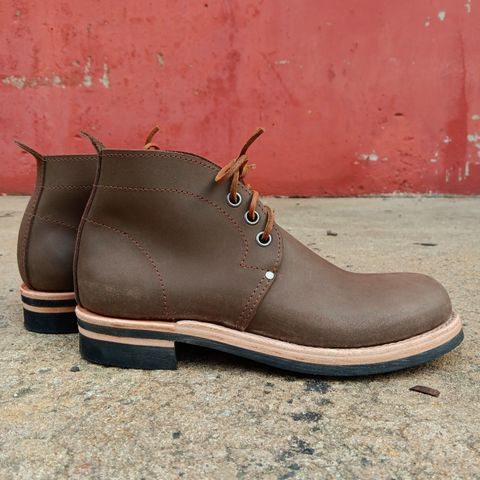 Blaise Boot Co. Traveler Chukka in Grease Trap Grey Nubuck