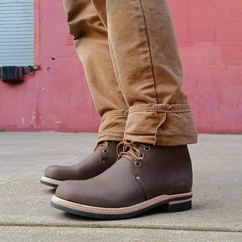 Blaise Boot Co. Traveler Chukka in Grease Trap Grey Nubuck