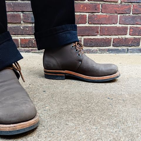 Blaise Boot Co. Traveler Chukka in Grease Trap Grey Nubuck