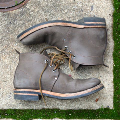 Blaise Boot Co. Traveler Chukka in Grease Trap Grey Nubuck