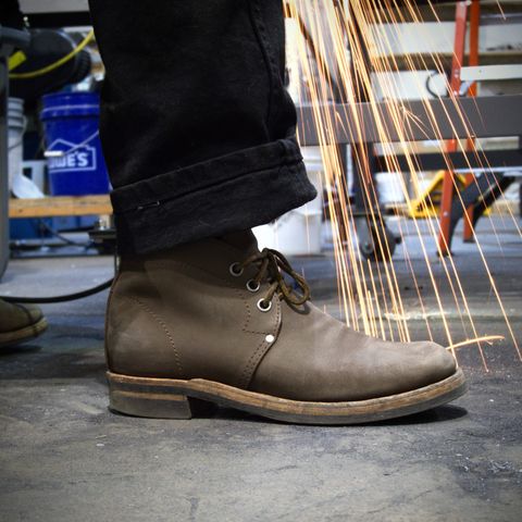 Blaise Boot Co. Traveler Chukka in Grease Trap Grey Nubuck
