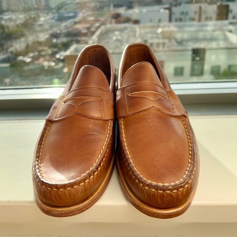 Rancourt & Co. Eastport Penny Loafer in Horween Tan Bulldog