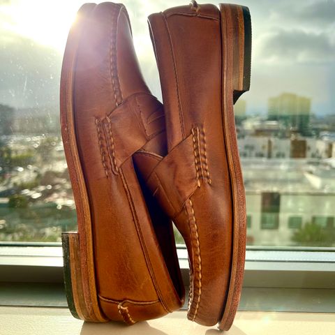Rancourt & Co. Eastport Penny Loafer in Horween Tan Bulldog